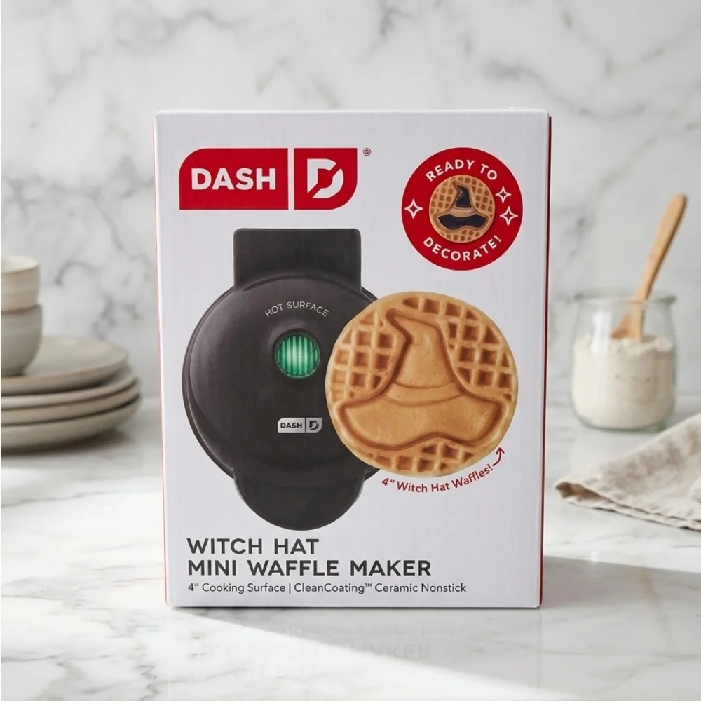 New Dash Witch Hat Mini Waffle Maker - Picture 1 of 2